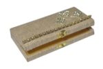 Embellished Jute Clutch Box