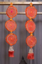 Sunburst tassel side hangings