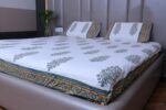 Regal Bloom Cotton Bedsheet Set - Image 3