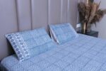 Indigo Charm Cotton Bedsheet Set - Image 3