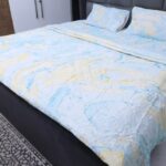 Aqua Marble Quilt