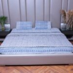 Indigo Charm Mulmul Cotton Quilt