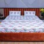 Blossom Trellis Mulmul Cotton Quilt - Image 2