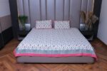 Floral Rhapsody Jute Bedsheet Set
