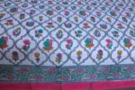 Floral Rhapsody Jute Bedsheet Set - Image 5