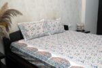 Colorful Floral Cotton Bedsheet Set - Image 5