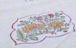 Floral Diamond Jharokha Cotton Bedsheet Set - Image 2
