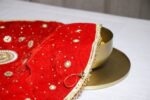 Velvet Festive Thali Cover