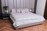 Pastel Waves Cotton Bedsheet Set - Image 2
