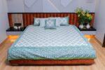 Emerald Cascade Cotton Bedsheet Set - Image 3